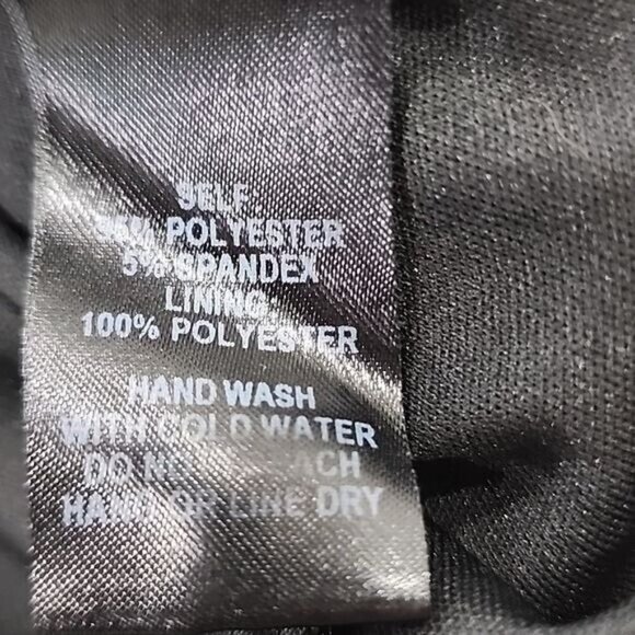 Lulu's Large Mini Dress Lined black long sleeve Womens Pockets 38" Waist Large - Picture 5 of 6